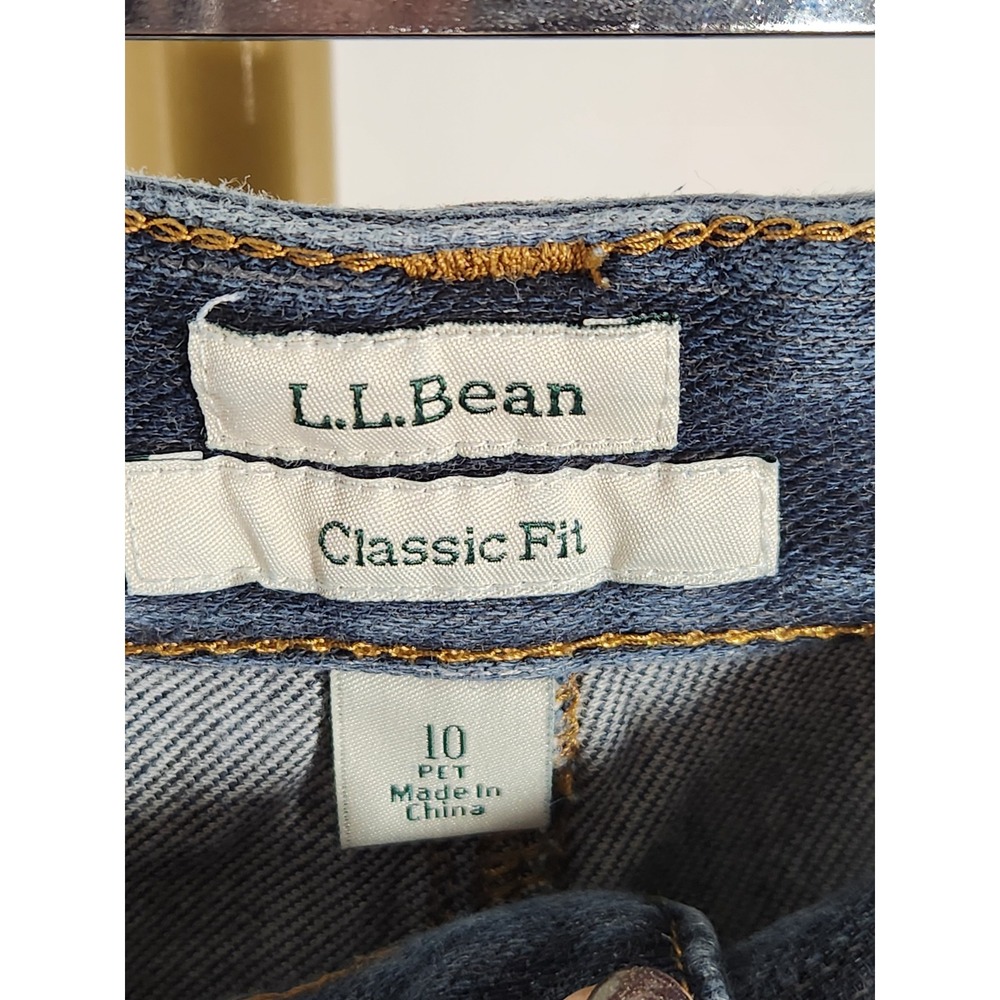 L.L. Bean Classic Fit‎ Jean Size 10P 10 Petite - Picture 4 of 7